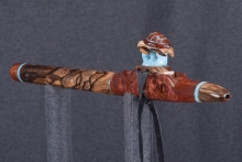 Honduran Rosewood Burl Native American Flute, Minor, Mid A-4, #U4E (4)